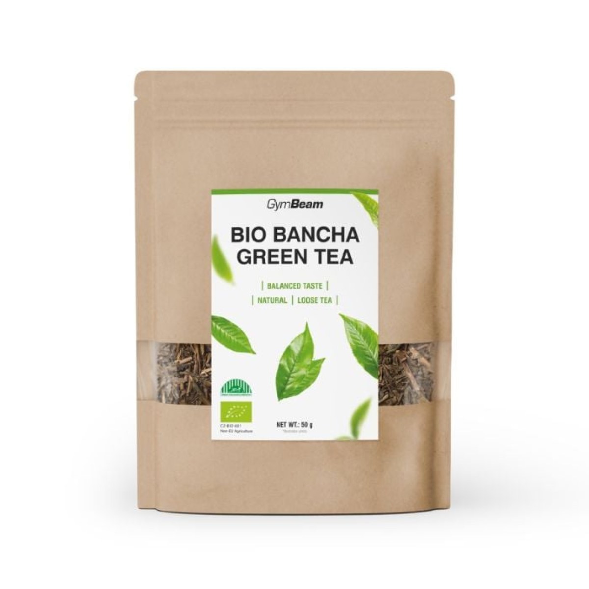 GymBeam BIO zelený čaj Bancha · záber 1