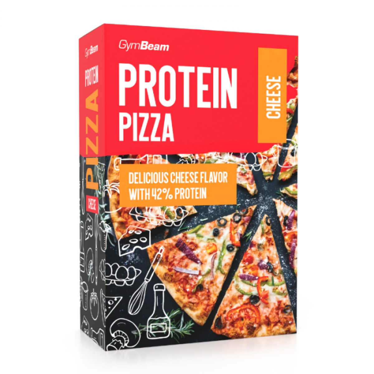 GymBeam Proteínová Pizza syr · záber 1