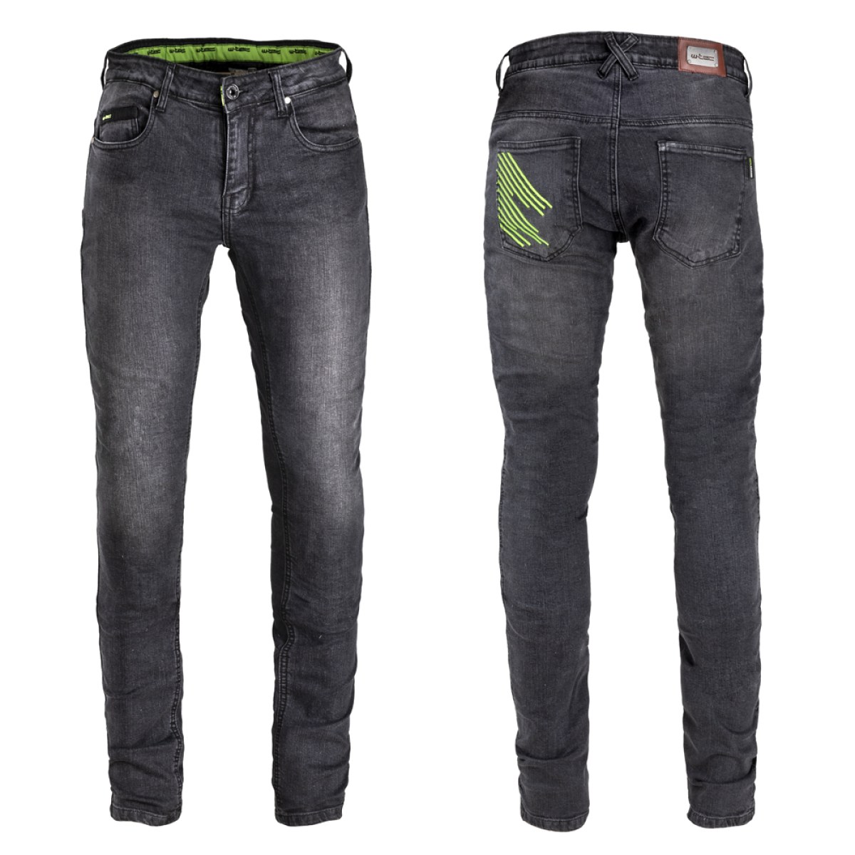 Pánske moto jeansy W-TEC Leonard - Veľkosť: L · záber 2