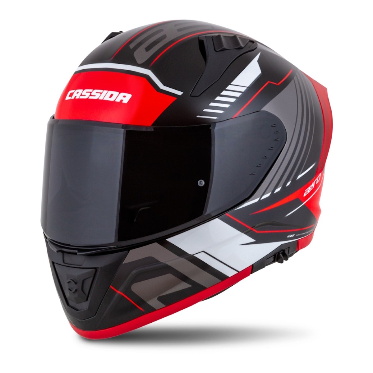 Cassida Aero Drome černá perleť/červená/bílá/šedá XL (61-62) · záber 1