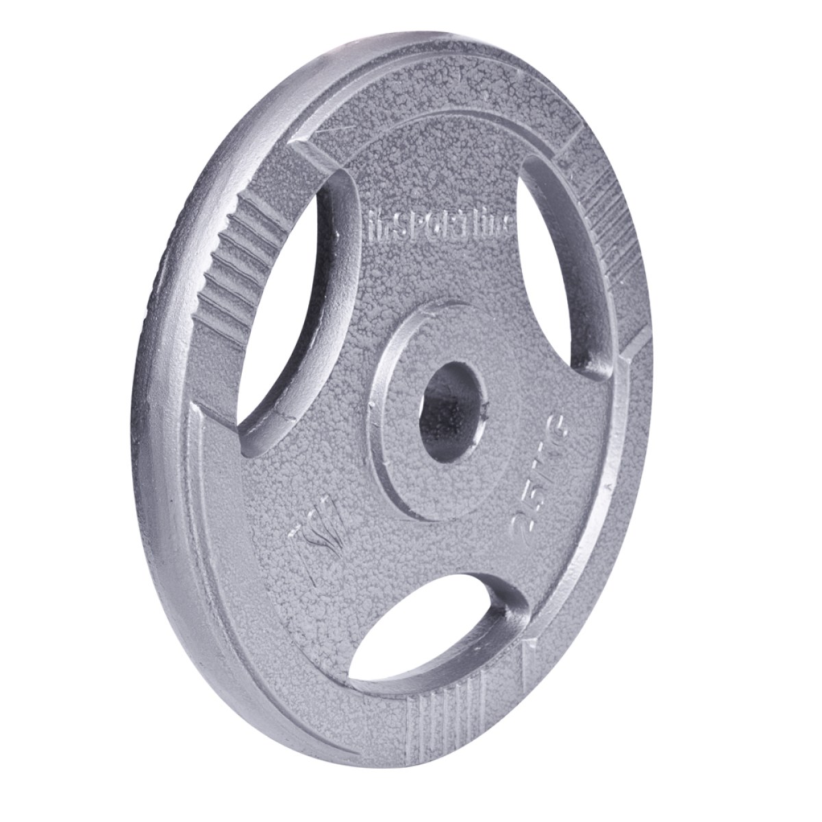 Liatinový olympijský kotúč inSPORTline Hamerton 25 kg 50 mm · záber 1