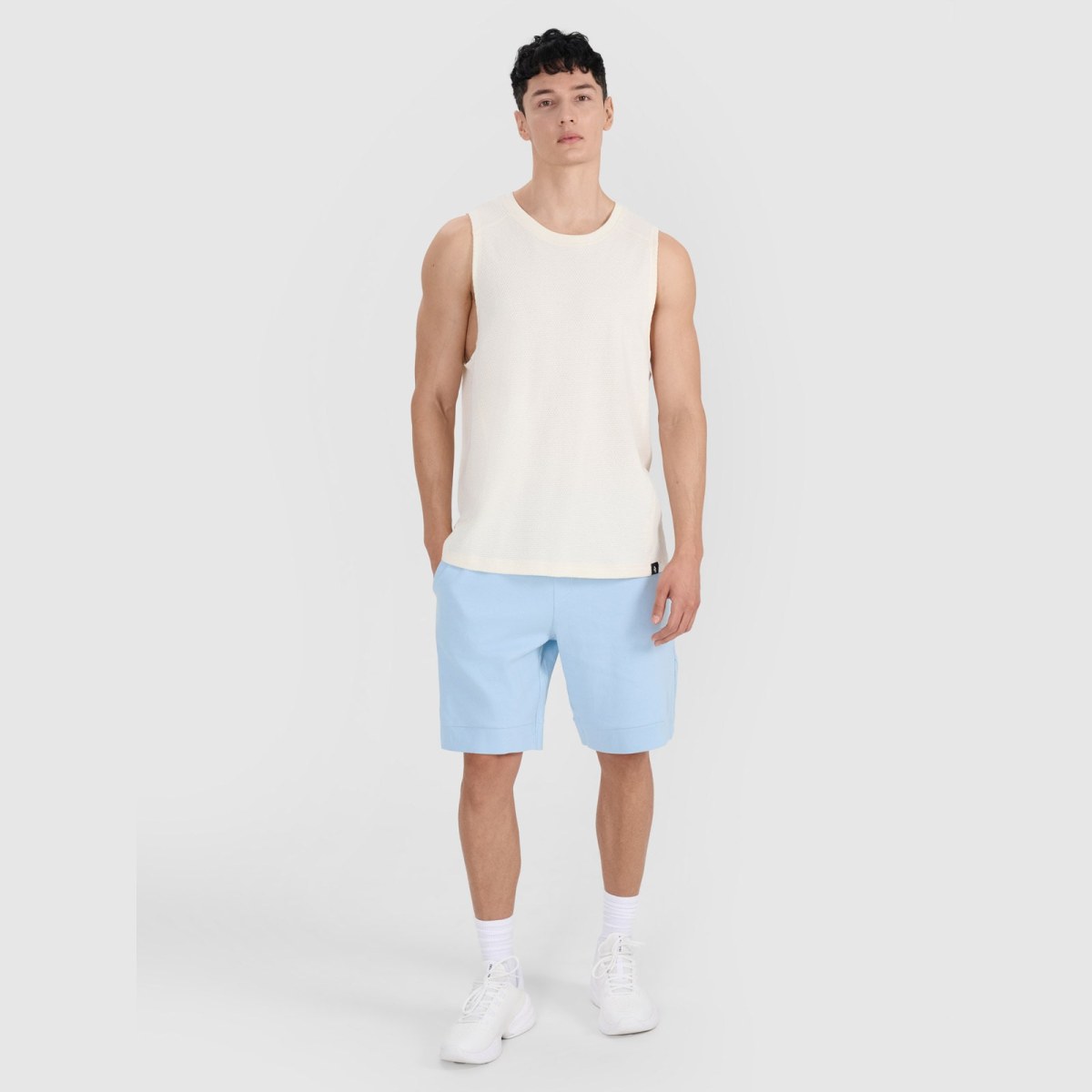 Pánske oversize tielko - biele · záber 2