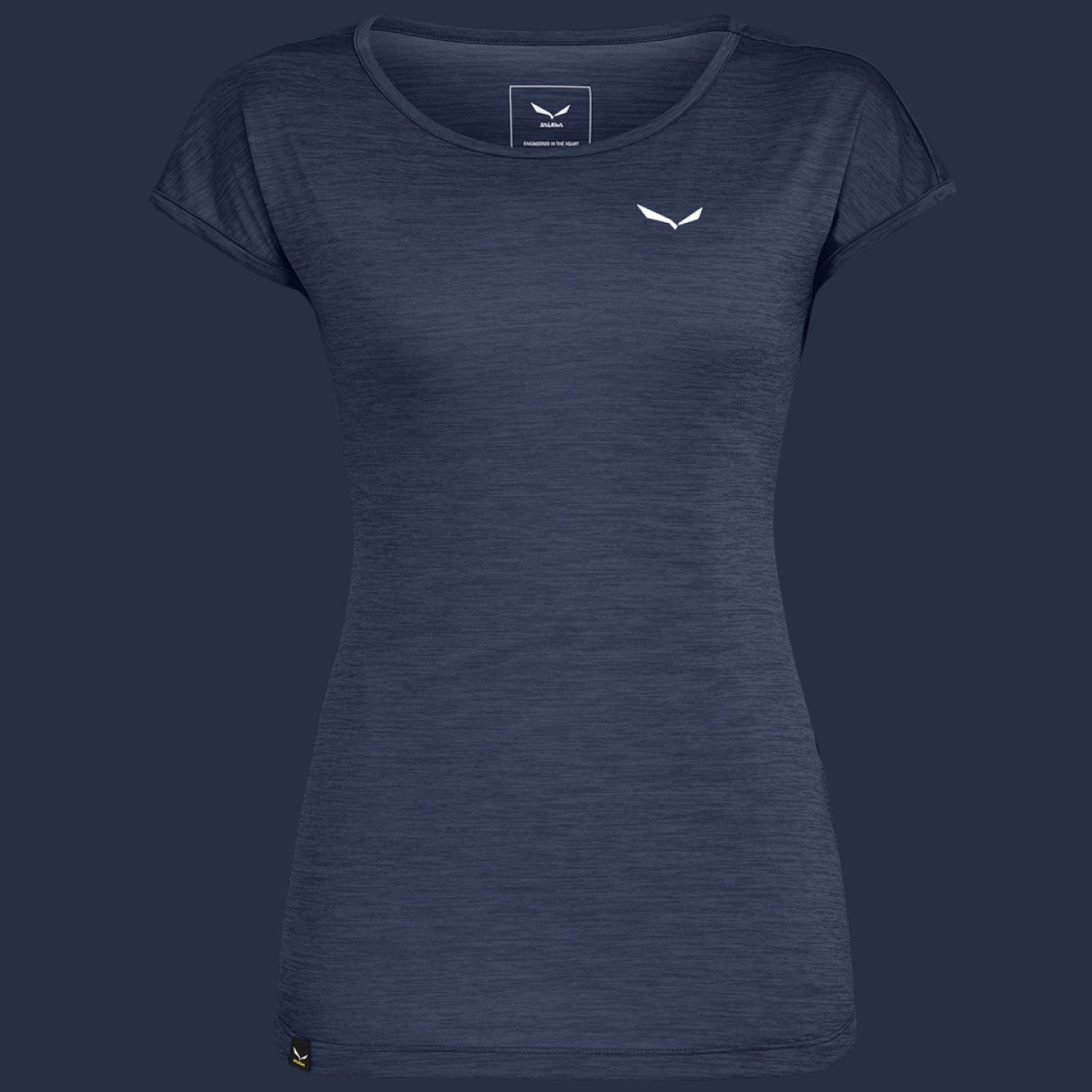 Salewa Puez Melange Dry T-Shirt W - Veľkosť: 36 | Farba: Modrá · záber 1