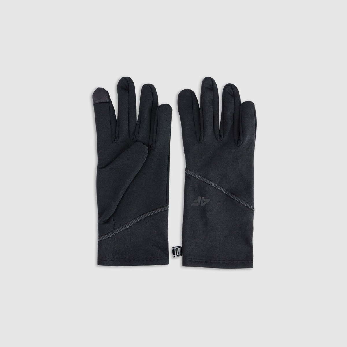 Pletené rukavice Touch Screen unisex - čierne · záber 1