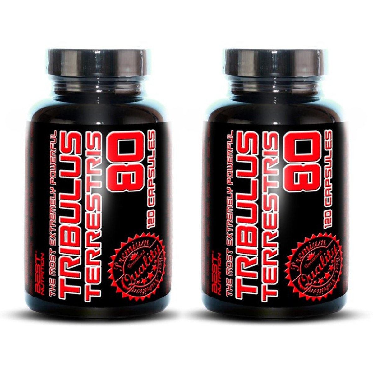 1+1 Zadarmo: Tribulus Terrestris 80% od Best Nutrition 120 kaps. + 120 kaps. · záber 1