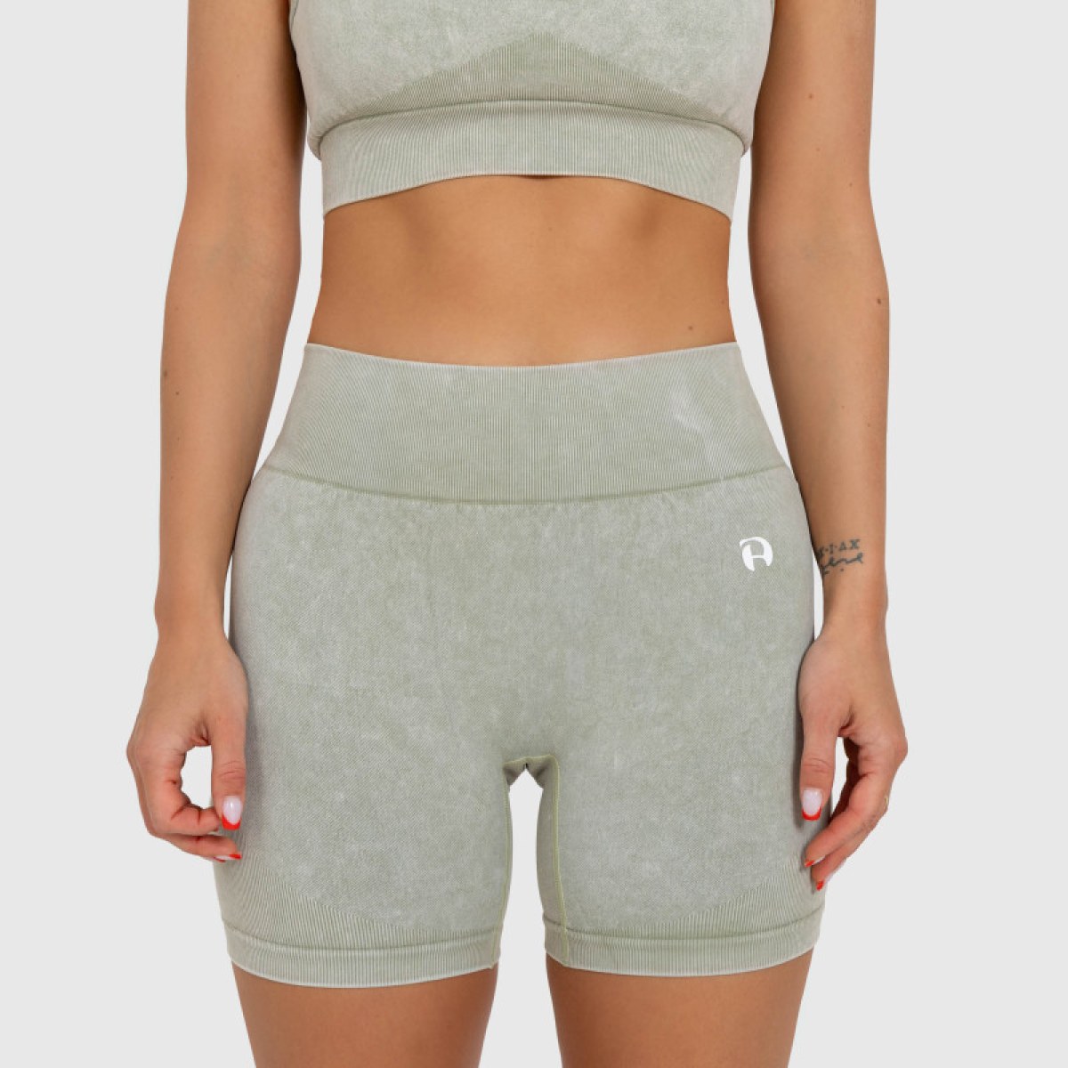 Dámske šortky Iron Aesthetics Faded, washed green · záber 4