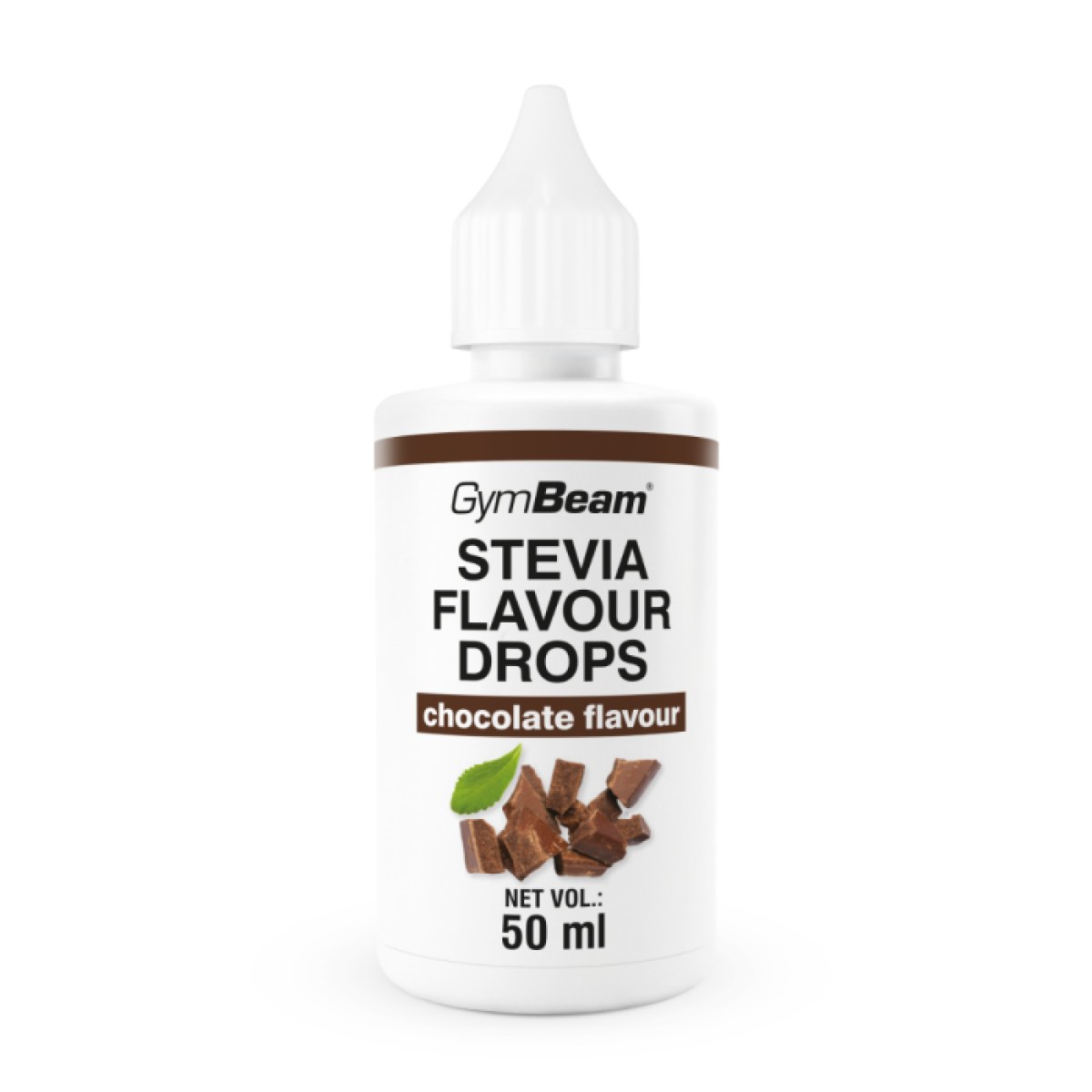 GymBeam Stevia Flavour Drops čokoláda · záber 1