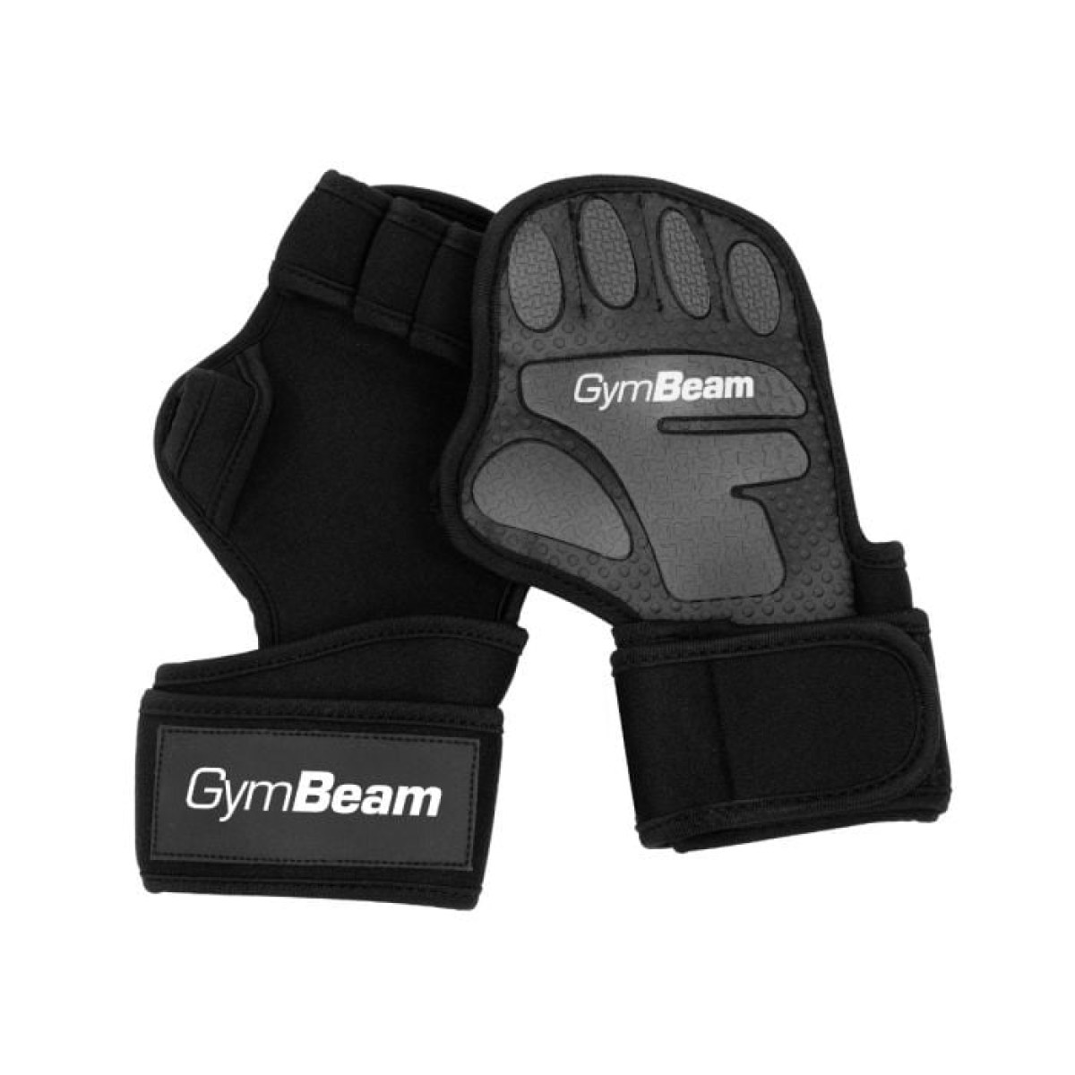 GymBeam Fitness rukavice Heavy Grip Black L/XL · záber 1