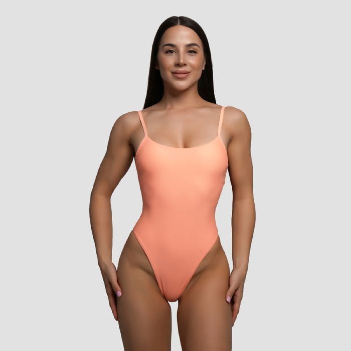 GymBeam Jednodielne plavky ARUBA Peach SS · záber 1