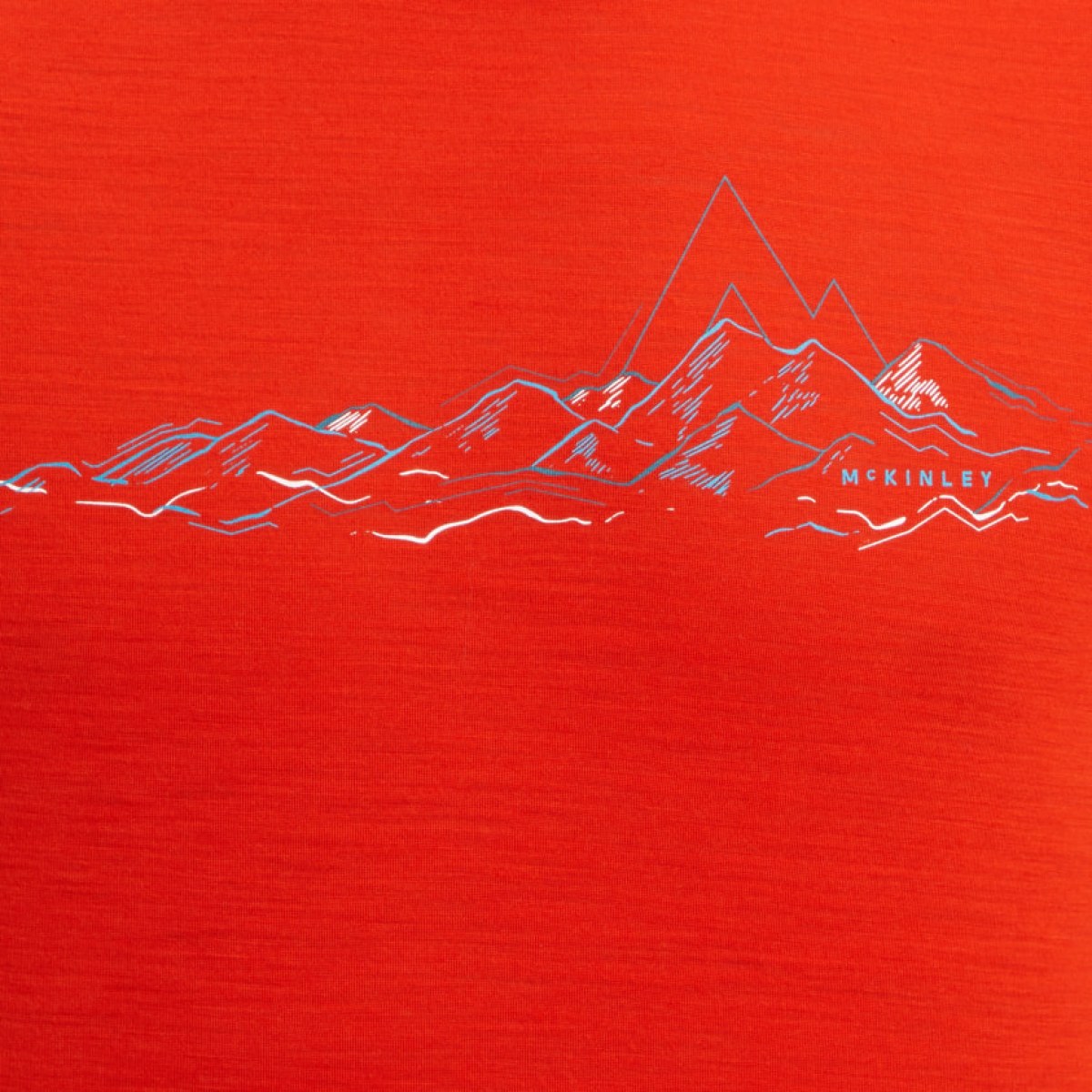 McKinley Shane Long Sleeve T-Shirt M - Farba: Oranžová · záber 2