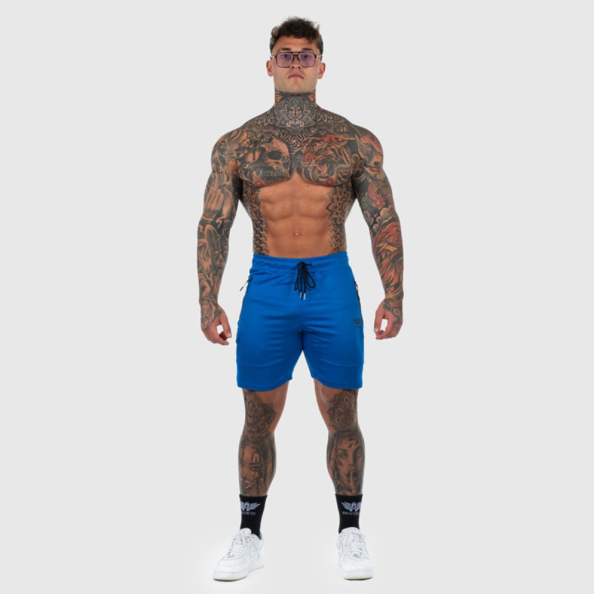 Športové šortky Iron Aeshetics Lightning, modré · záber 5