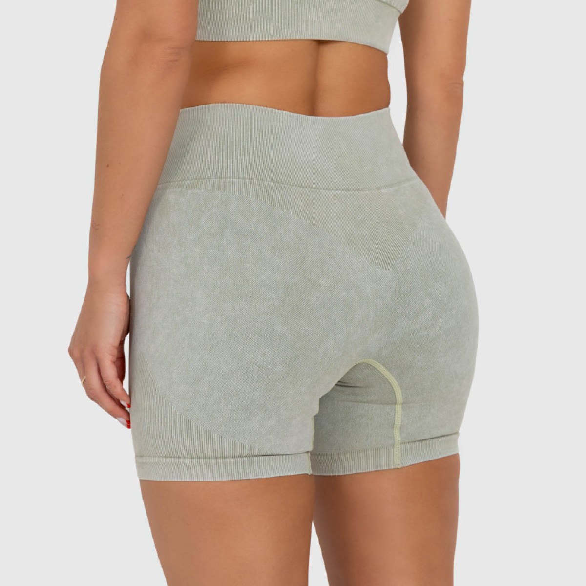 Dámske šortky Iron Aesthetics Faded, washed green · záber 5