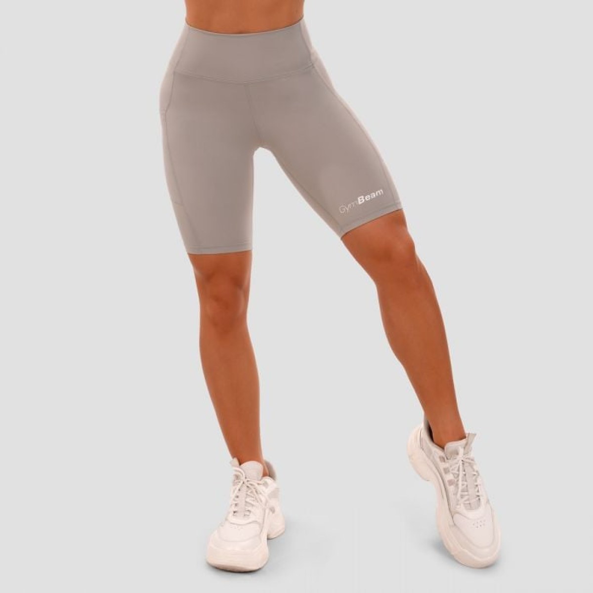 GymBeam Dámske šortky Biker grey SS · záber 1