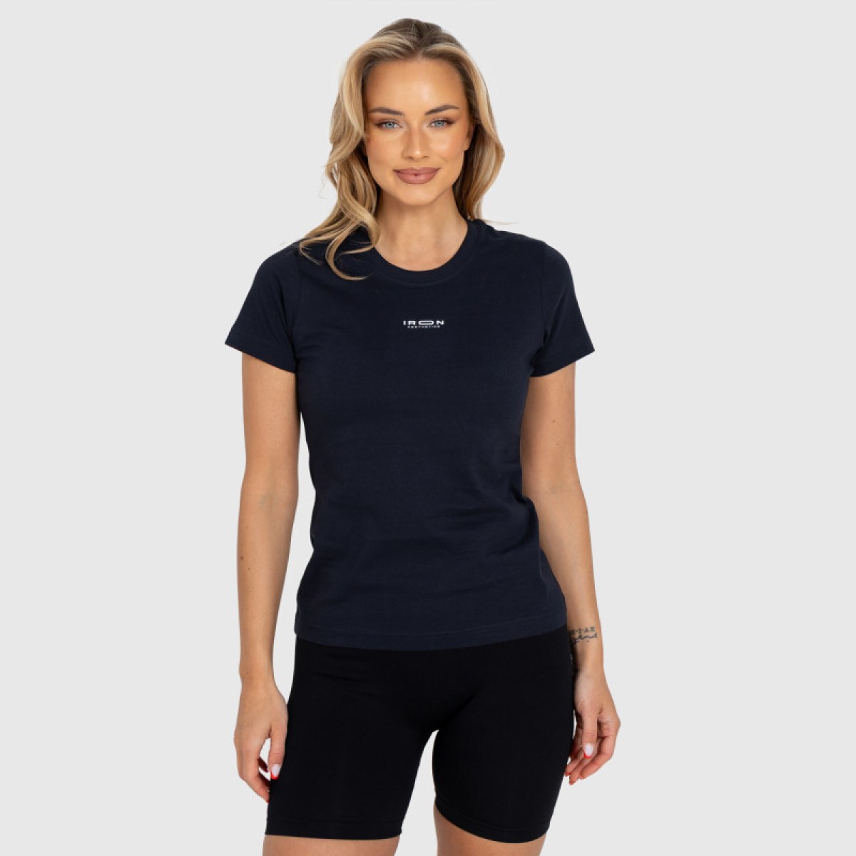 Dámske tričko Iron Aesthetics Basic, navy · záber 2