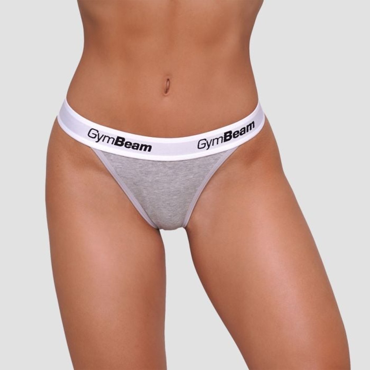 GymBeam Nohavičky Tanga 3Pack Grey XLXL · záber 1