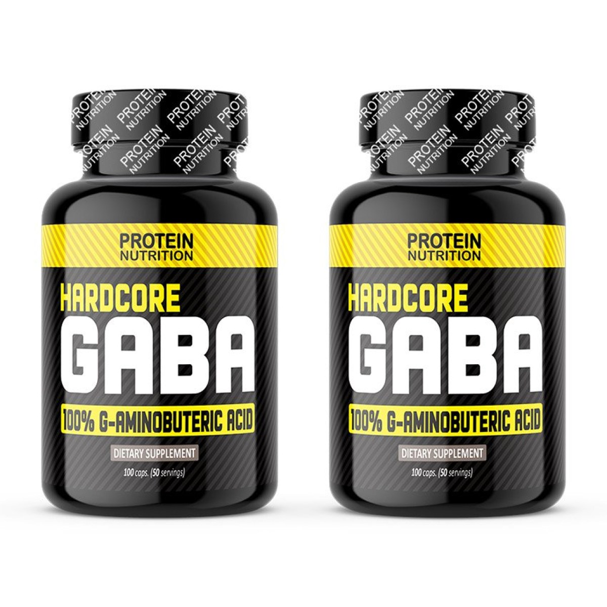1+1 Zadarmo: Hardcore GABA - Protein Nutrition 100 kaps. + 100 kaps. · záber 1