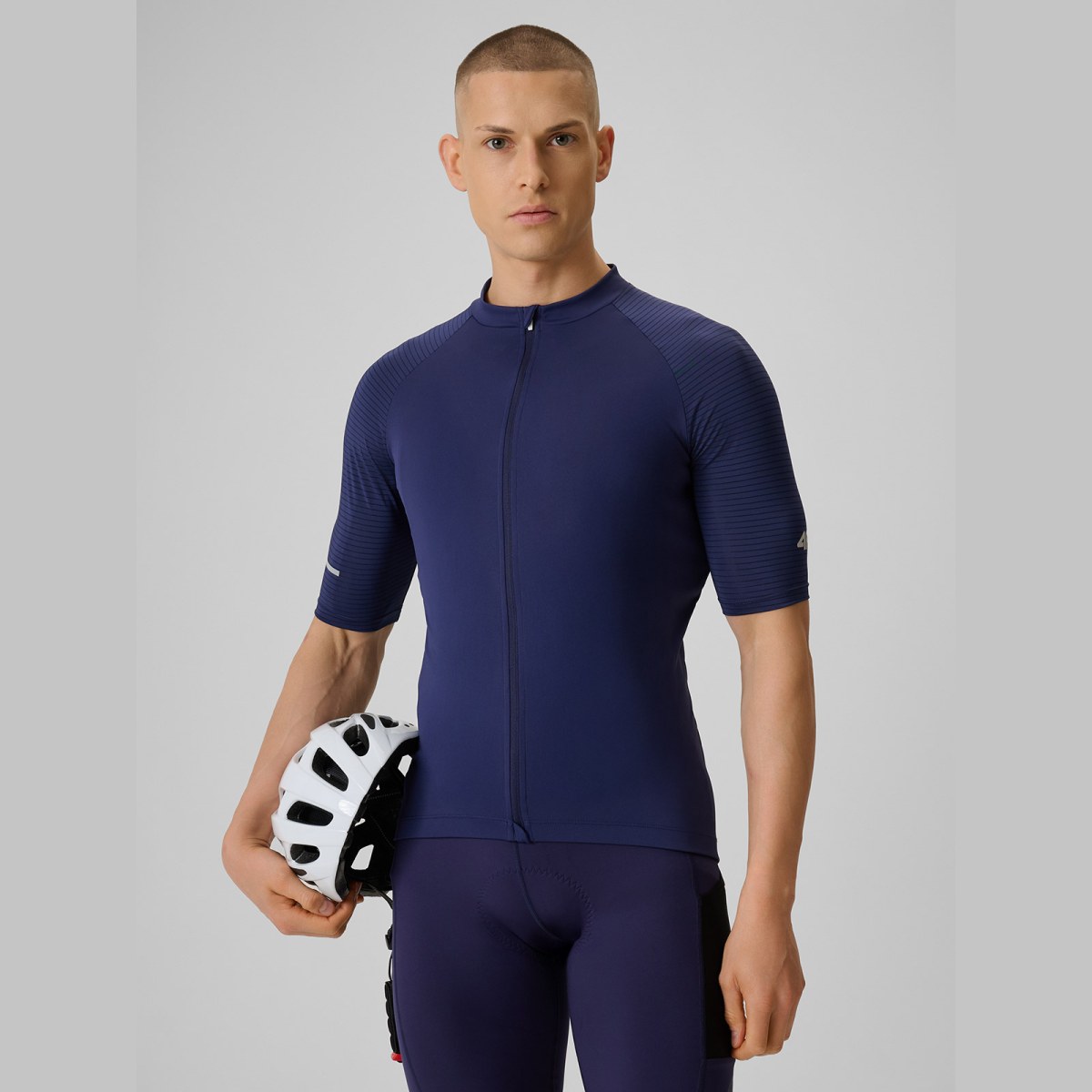 Pánsky cyklistický dres - tmavomodrý · záber 1