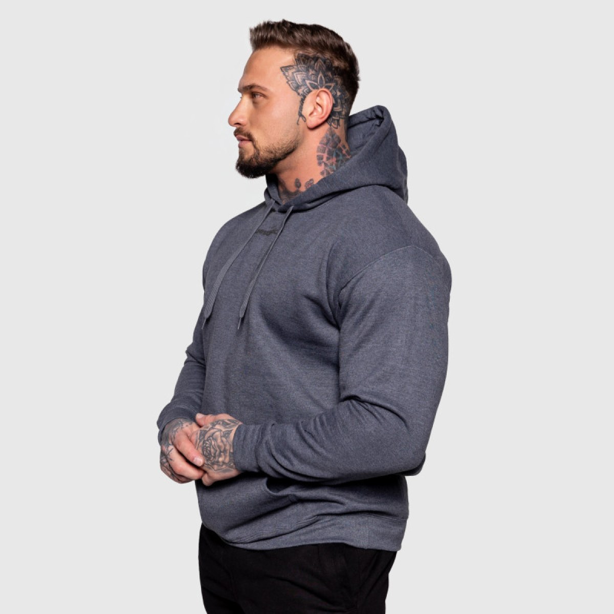 Oversize mikina Iron Aesthetics Cozy, sivá · záber 5