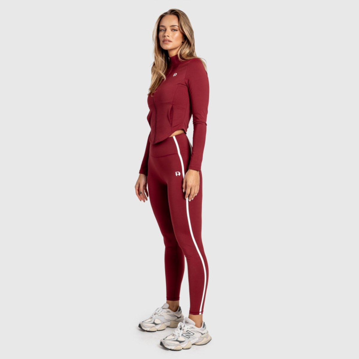 Fitness súprava Iron Aesthetics Define, bordová · záber 3