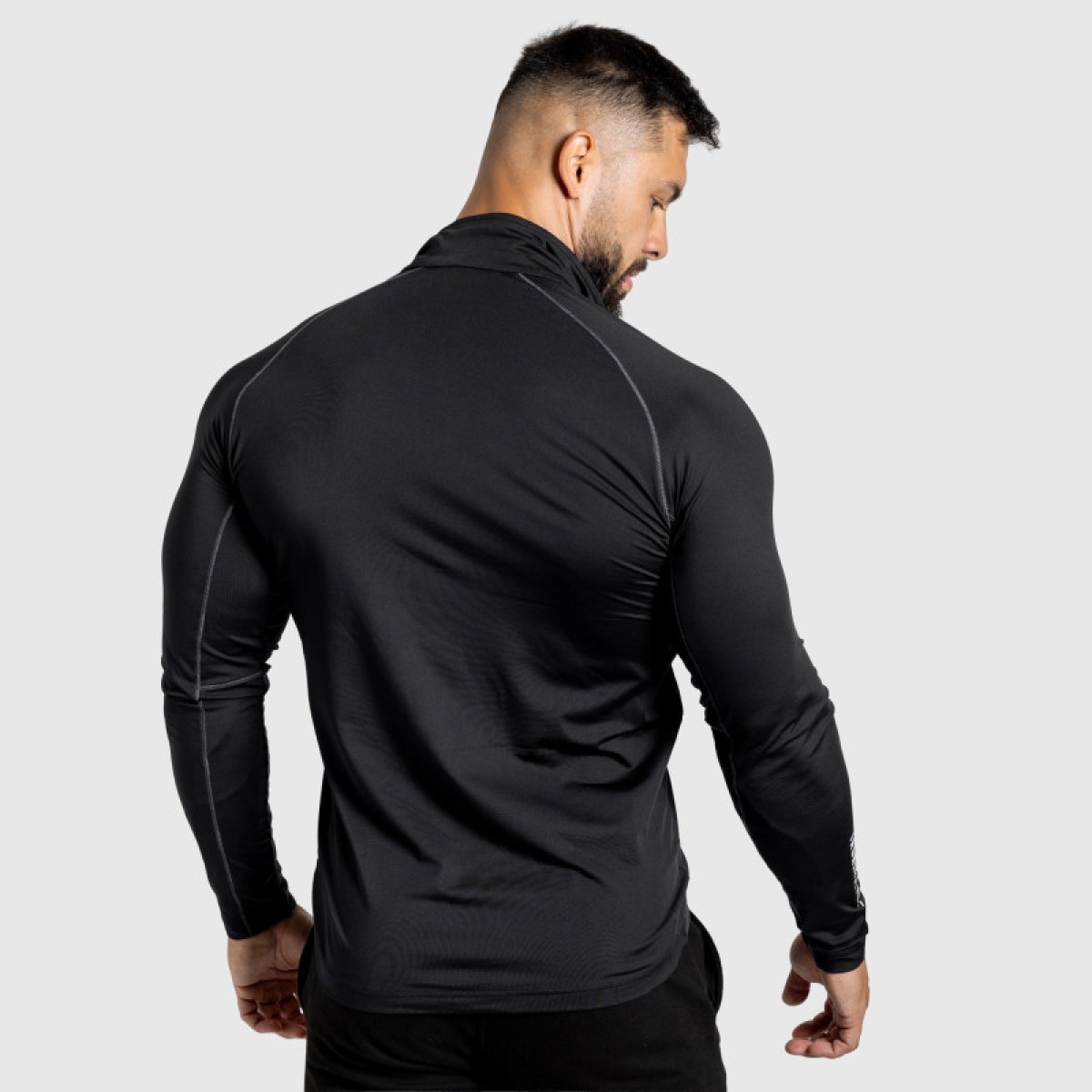 Mikina na zips Iron Aesthetics Stride, čierna · záber 3