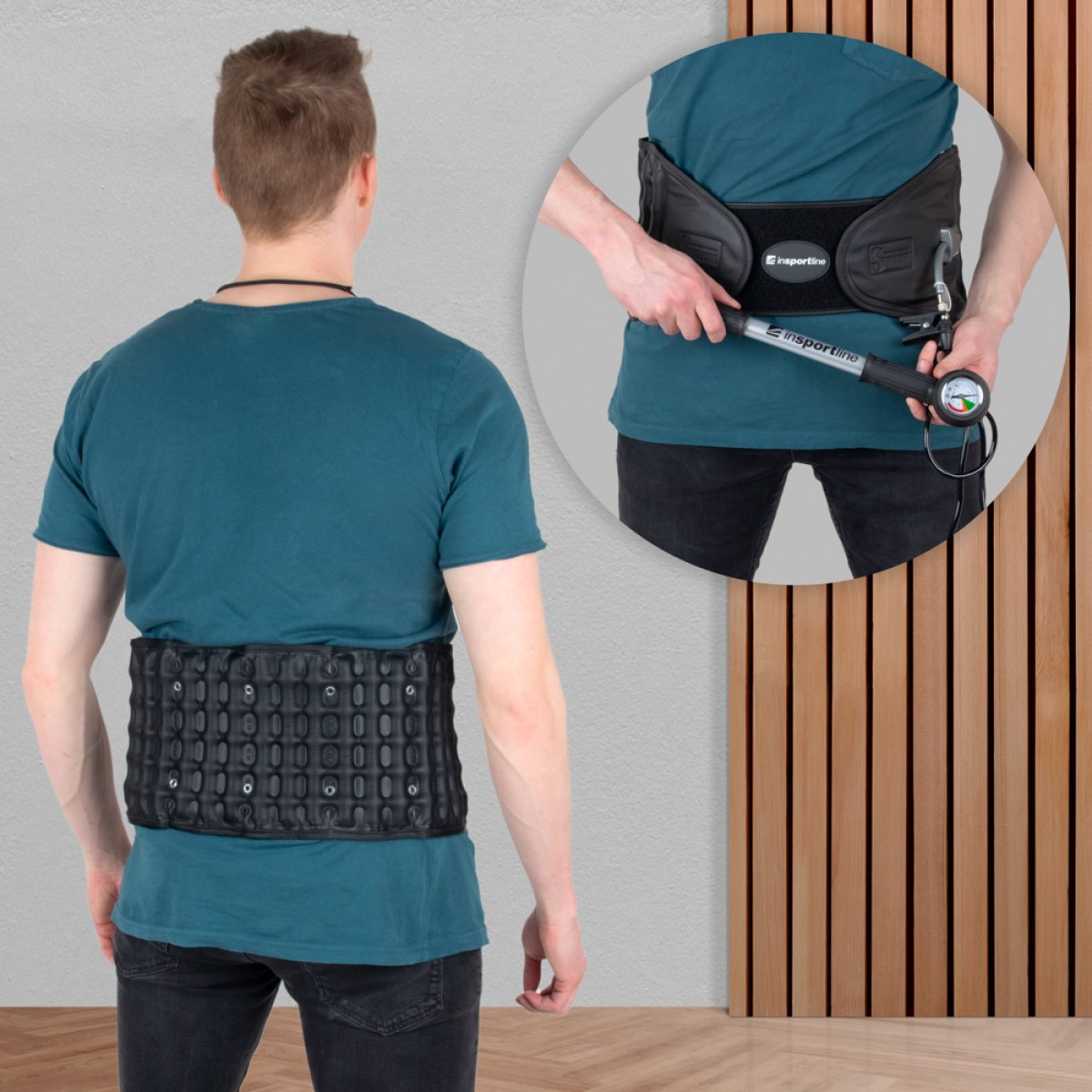 Fixačný bedrový pás inSPORTline Lombes - Veľkosť: XL · záber 1