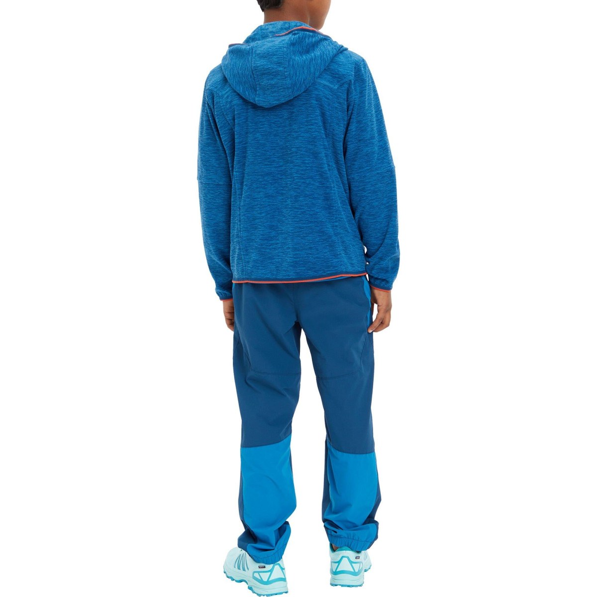 McKinley Choco III Fleece Jacket Kids - Veľkosť: 116 | Farba: Modrá · záber 3