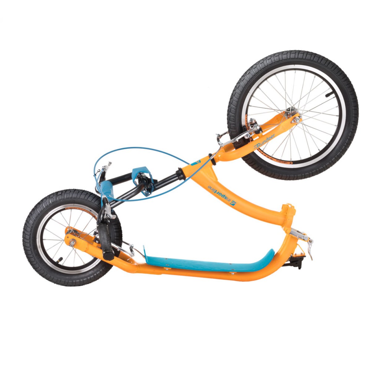 Skladacia kolobežka inSPORTline Rundeer II 16/12" · záber 2