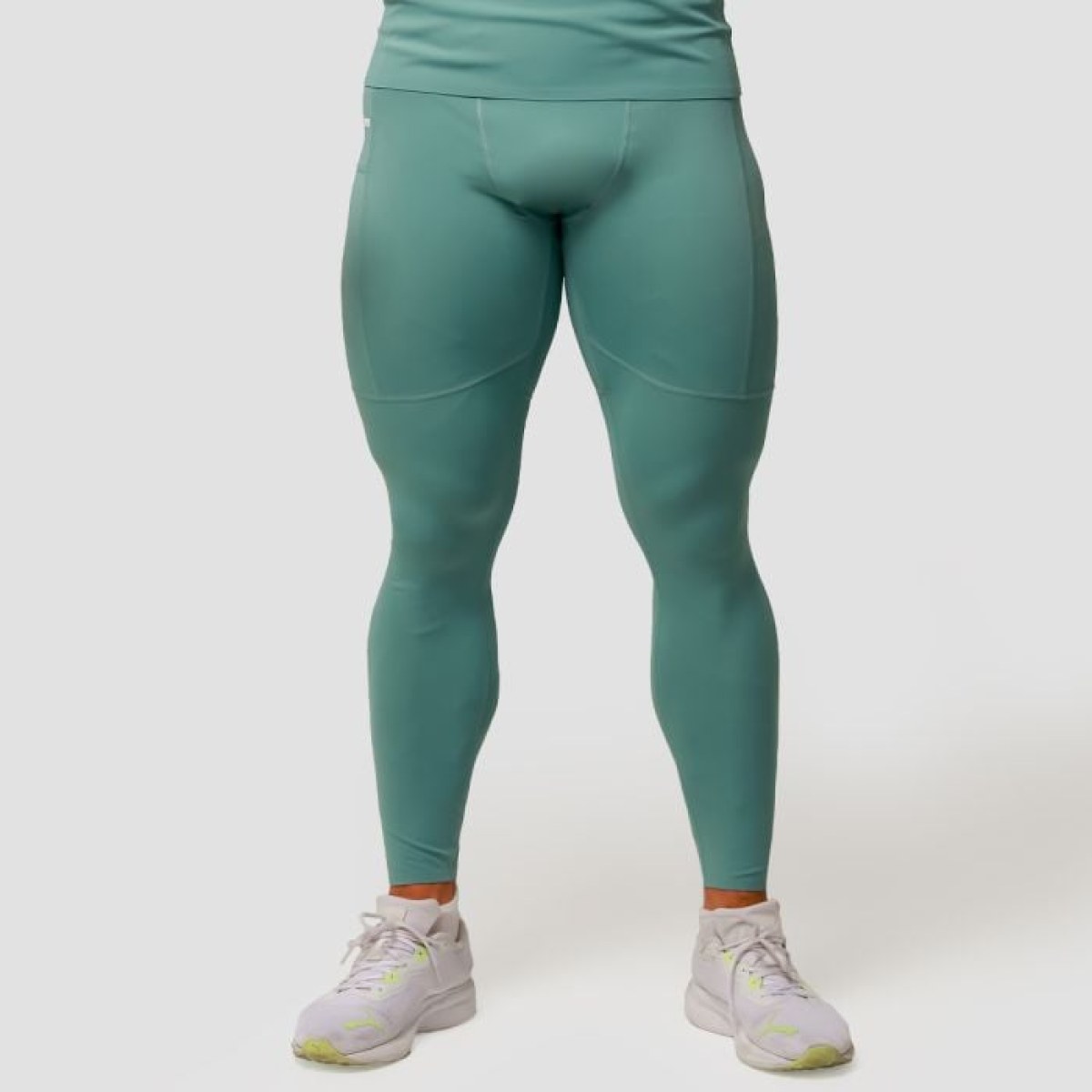 GymBeam Kompresné legíny Mid Blue S · záber 1