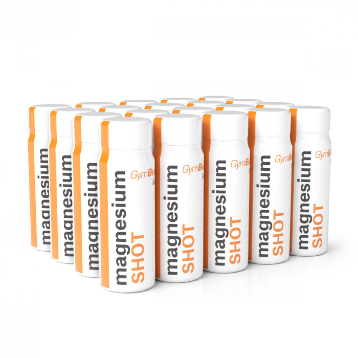 GymBeam Magnesium Shot pomaranč - Príchuť: Pomaranč | Hmotnosť: 1,2 kg | Objem: 20 x 60 ml | Balenie: 20 · záber 1