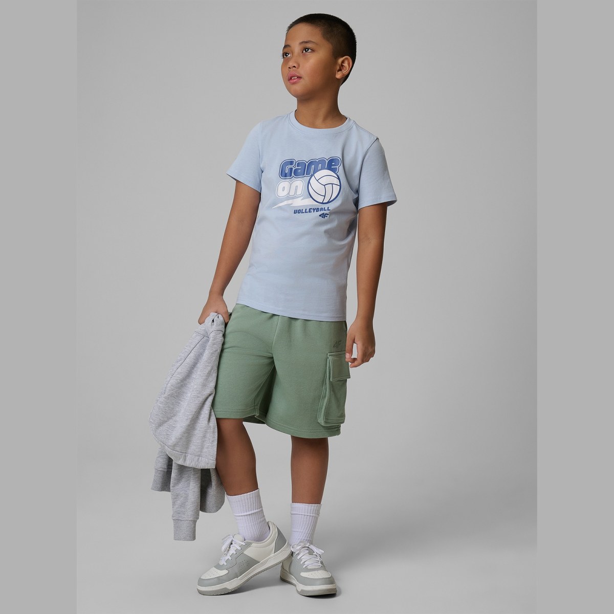 T-shirt regular s potlačou chlapčenský - modrý · záber 2