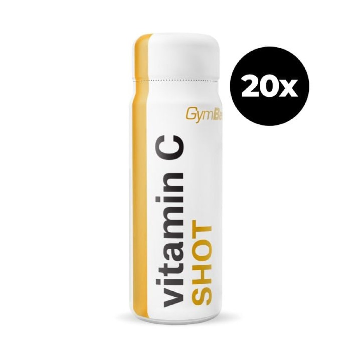 GymBeam Vitamin C shot ananás mango - Príchuť: Ananás mango | Objem: 20 x 60 ml · záber 1