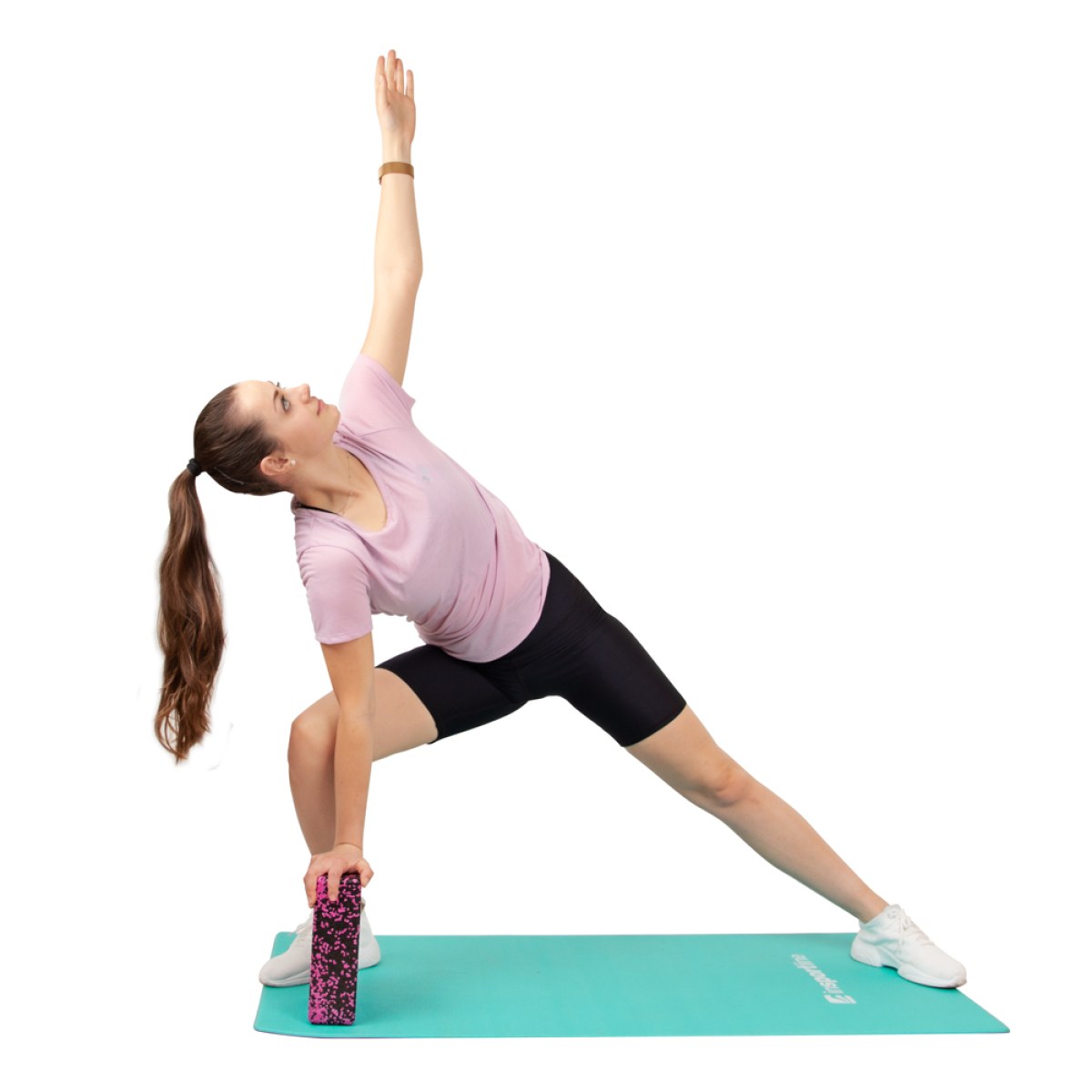 Joga blok inSPORTline Pinkdot · záber 4