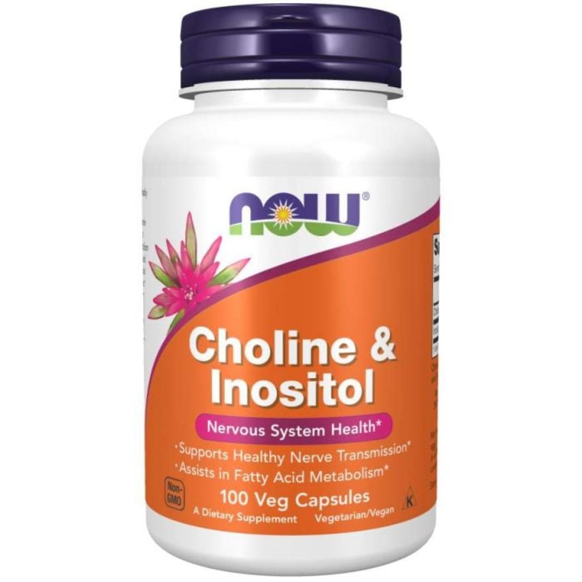 Now Cholin & Inositol 500 mg 100 kapsúl · záber 1