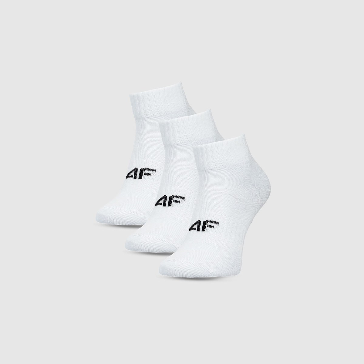 Chlapčenské casual ponožky nad členok (3-pack) - biele · záber 1