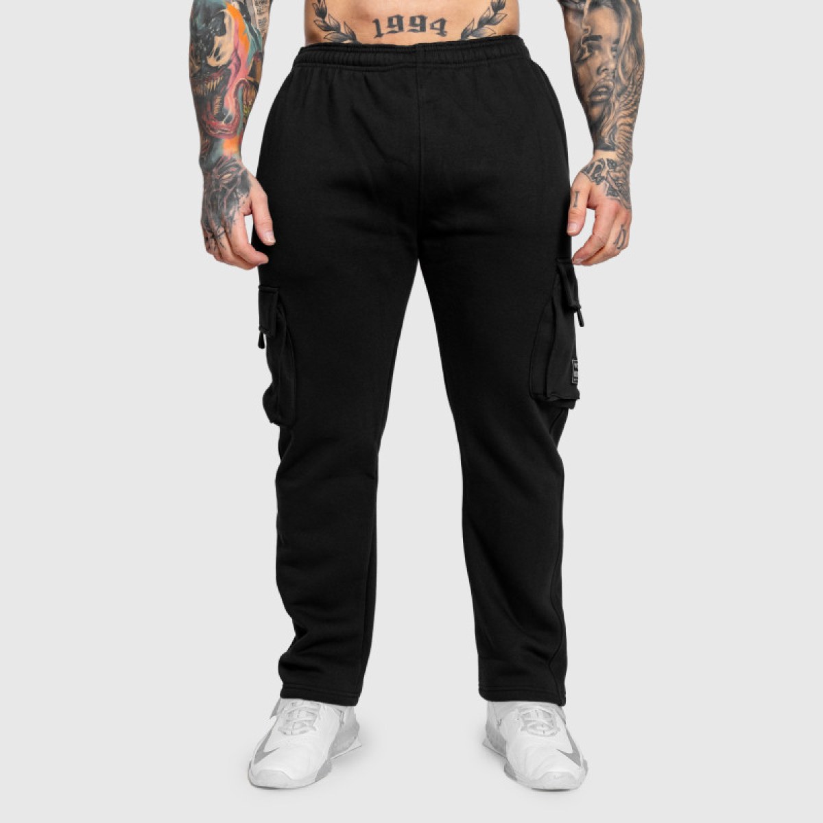Pánske tepláky Iron Aesthetics Utility, čierne · záber 2