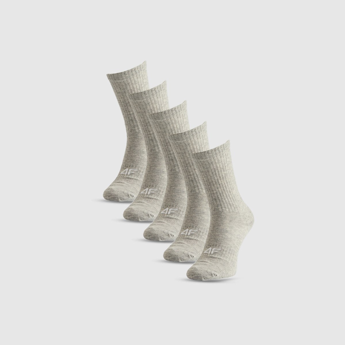 Ponožky dlhé (5-pack) dámske - sivé · záber 1