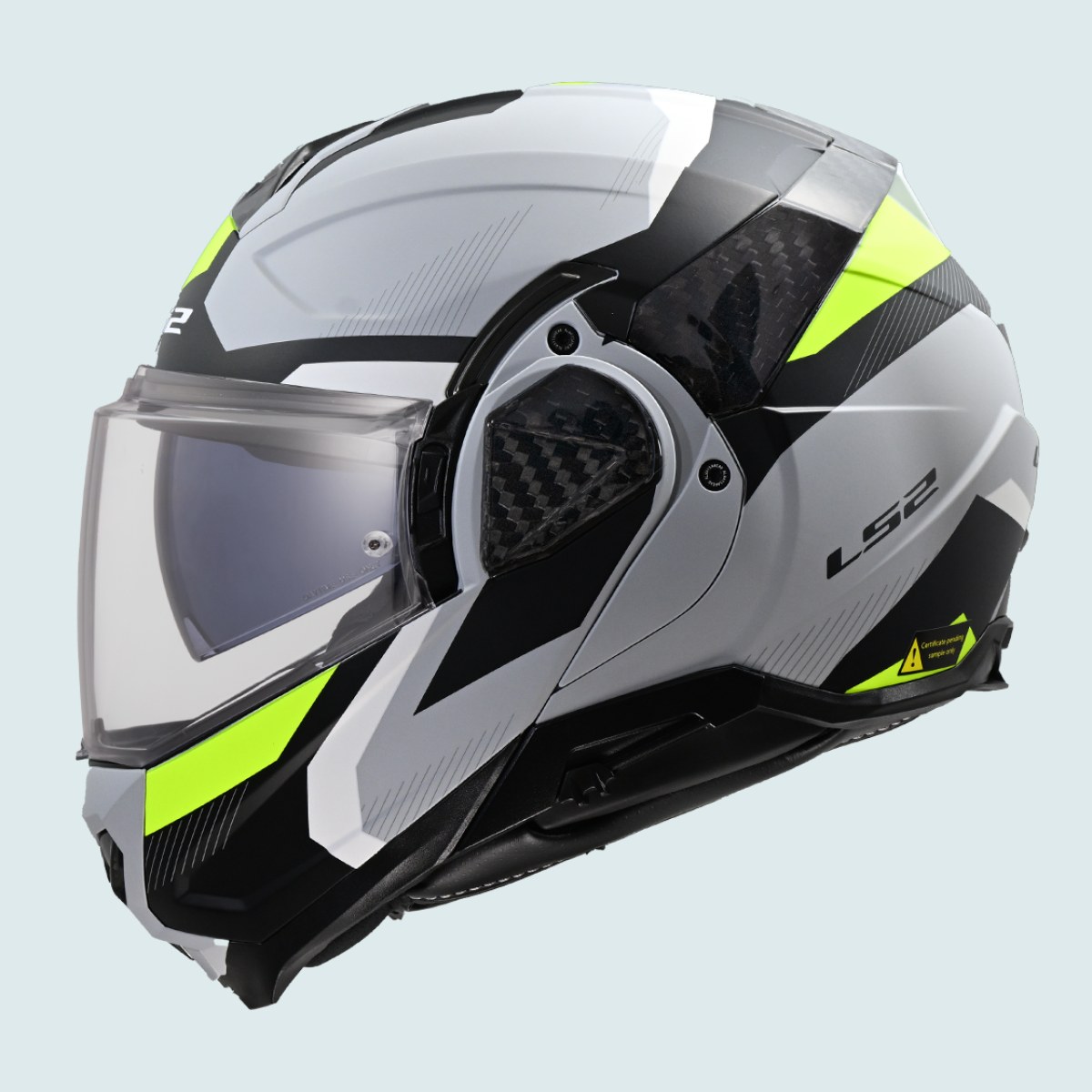 LS2 FF910 Advant II Triple Light Grey L (59-60) · záber 4