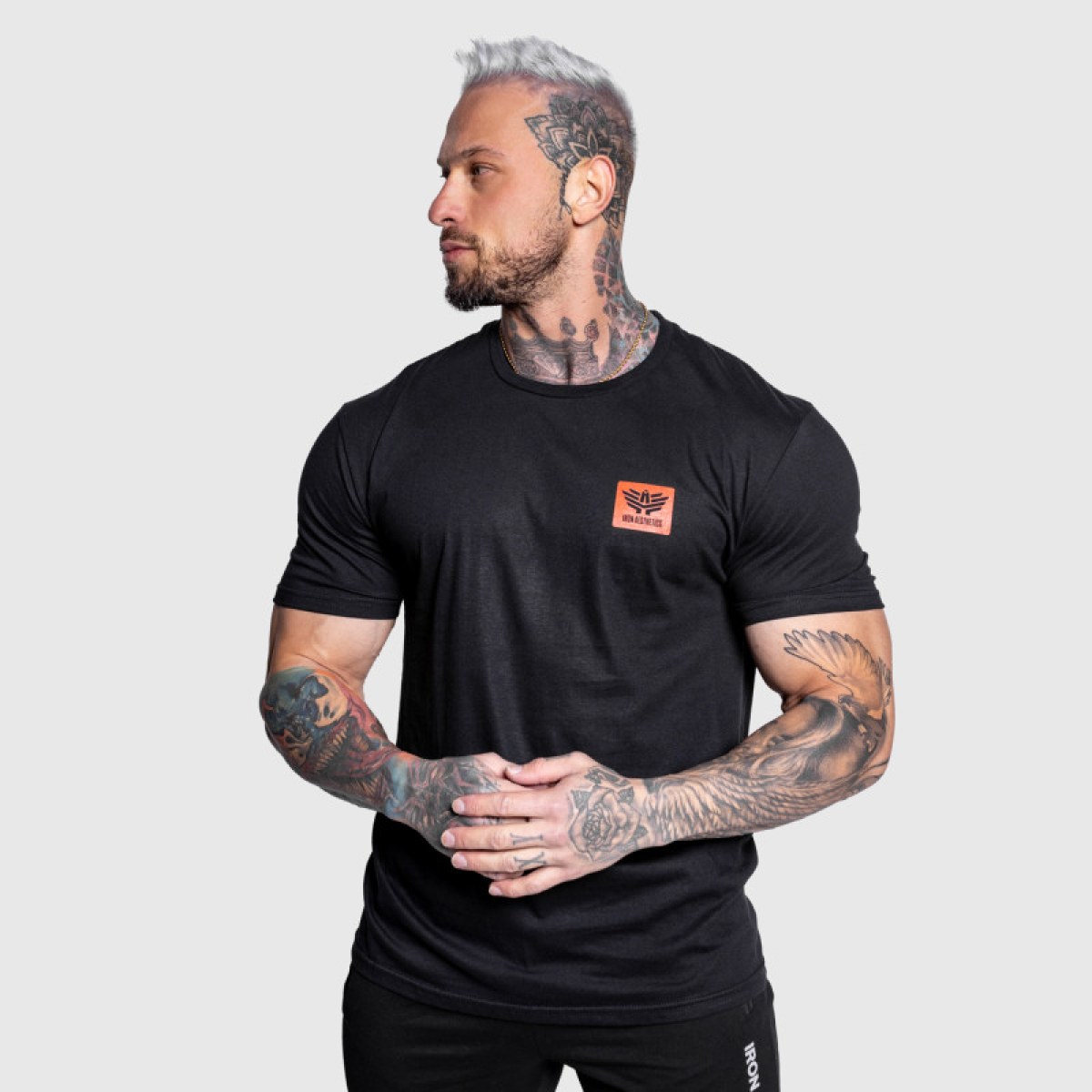 Pánske športové tričko Iron Aesthetics Quick, čierne · záber 5