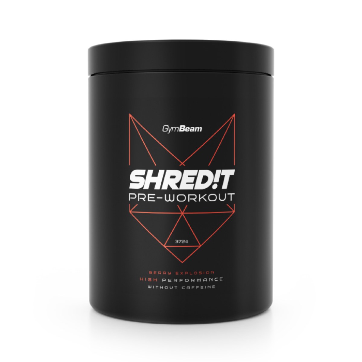 GymBeam SHRED!T pre-workout berry explosion · záber 1