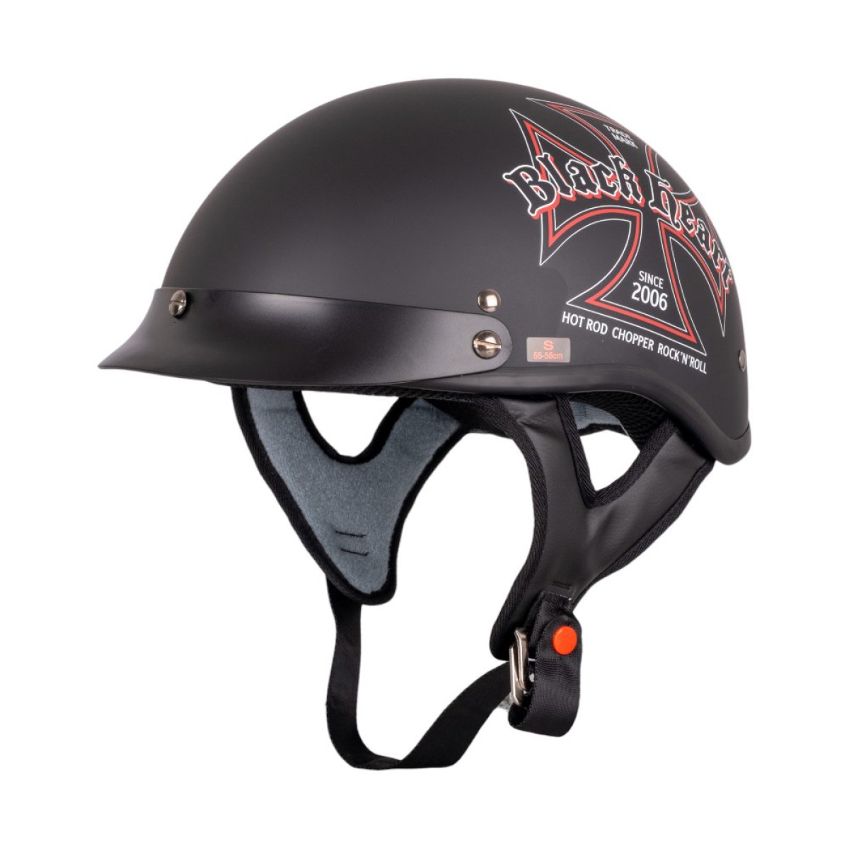 W-TEC Black Heart V531 Iron Cross čierna - S (55-56) · záber 1