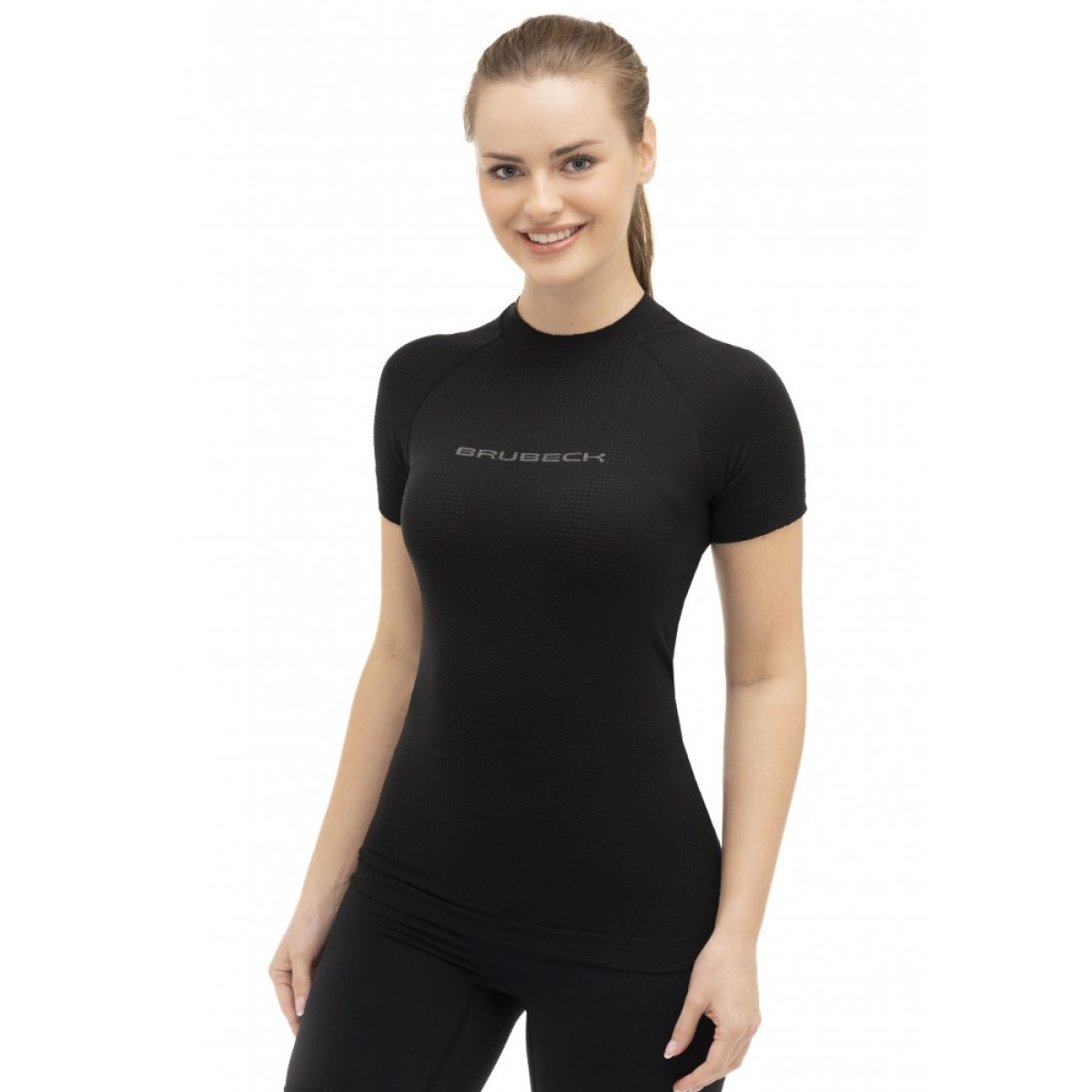 Brubeck 3D Run PRO s krátkým rukávem Black - M · záber 1