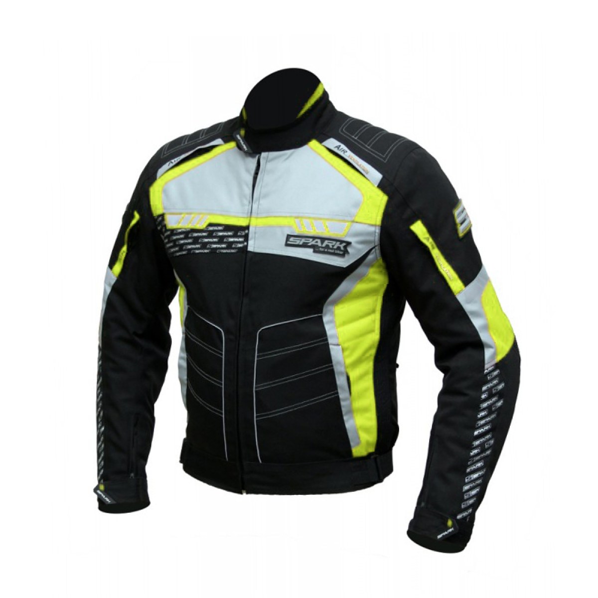 Spark Mizzen bunda čierna-fluo - S · záber 1
