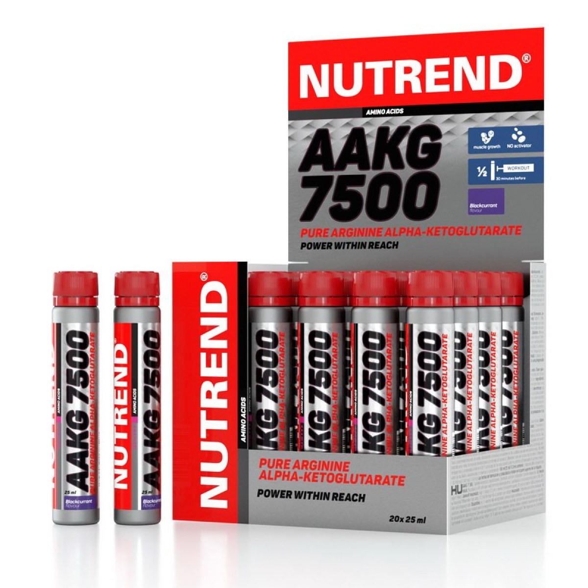 AAKG 7500 - Nutrend 20 x 25 ml. Blackcurrant · záber 1