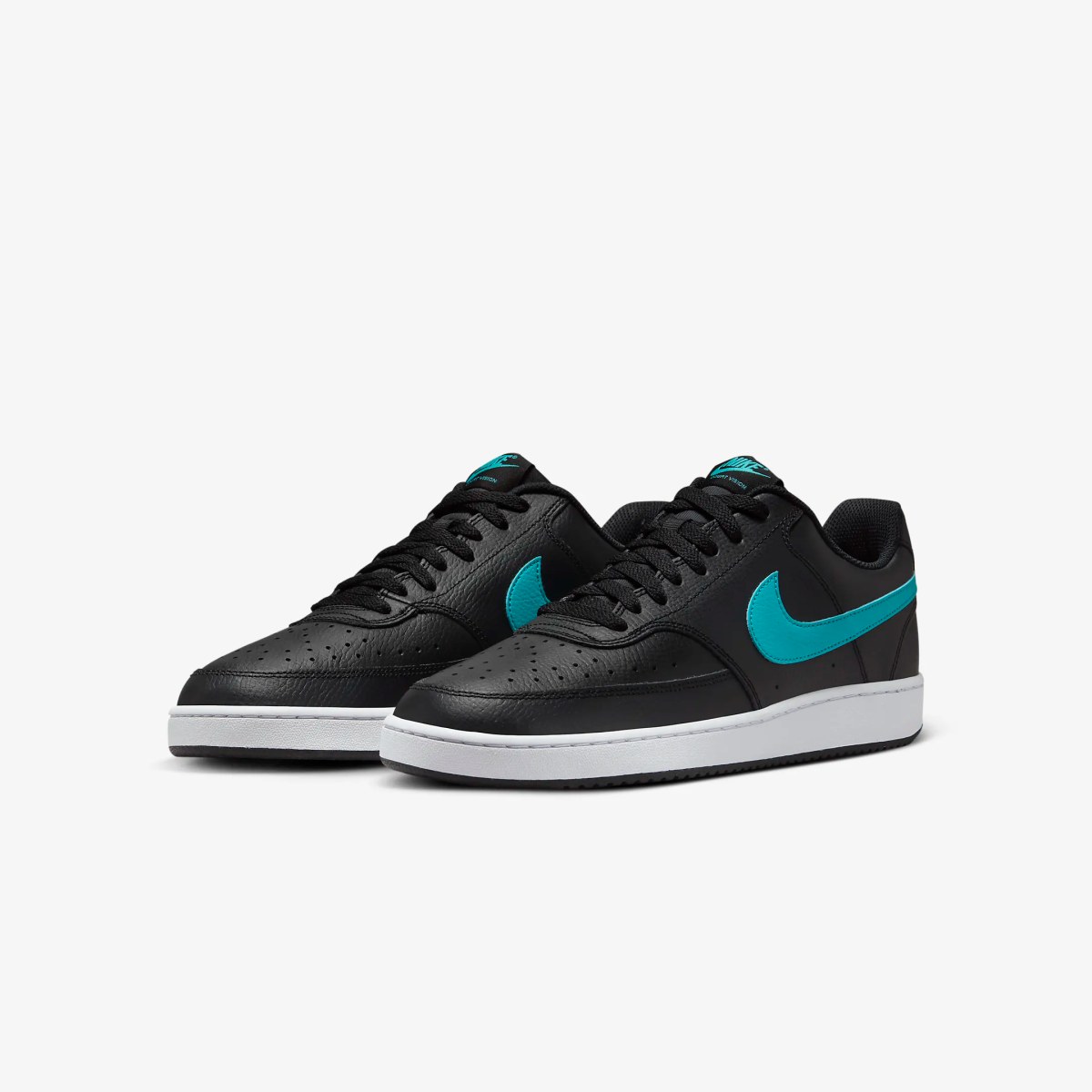 Nike Court Vision Low M - Veľkosť: 44,5 | Farba: Čierna · záber 4