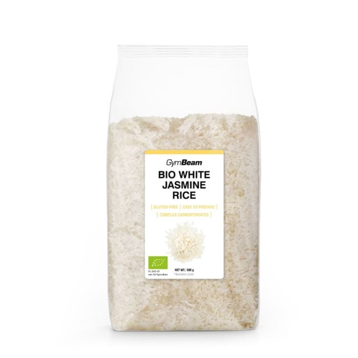 GymBeam BIO Jazmínová ryža biela · záber 1