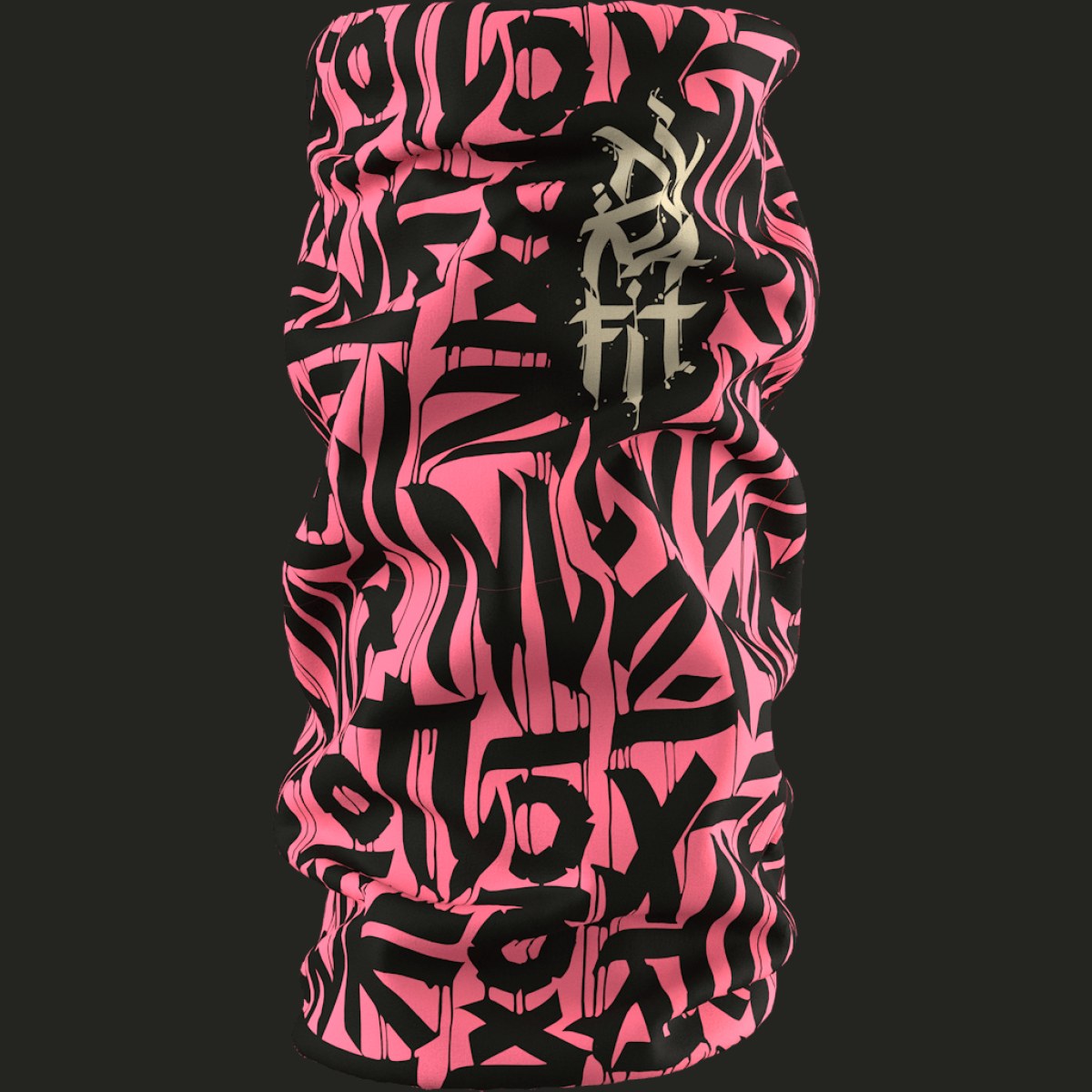 Dynafit Graphic Neck Gaiter - Farba: Červená · záber 1