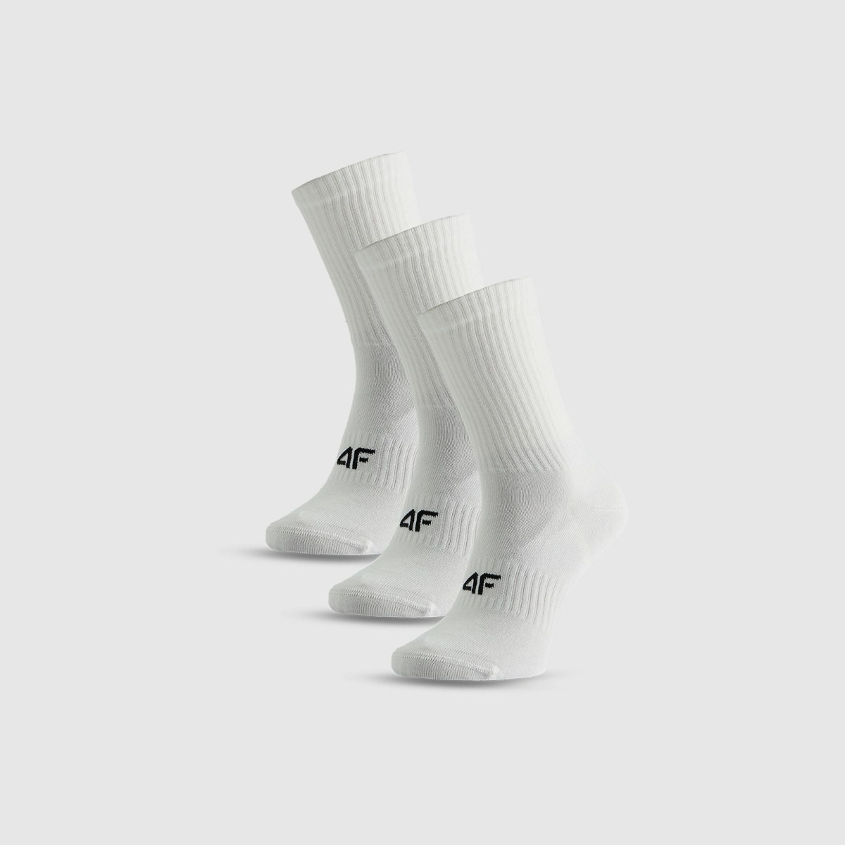 Dlhé ponožky (3-pack) dámske - biele · záber 1
