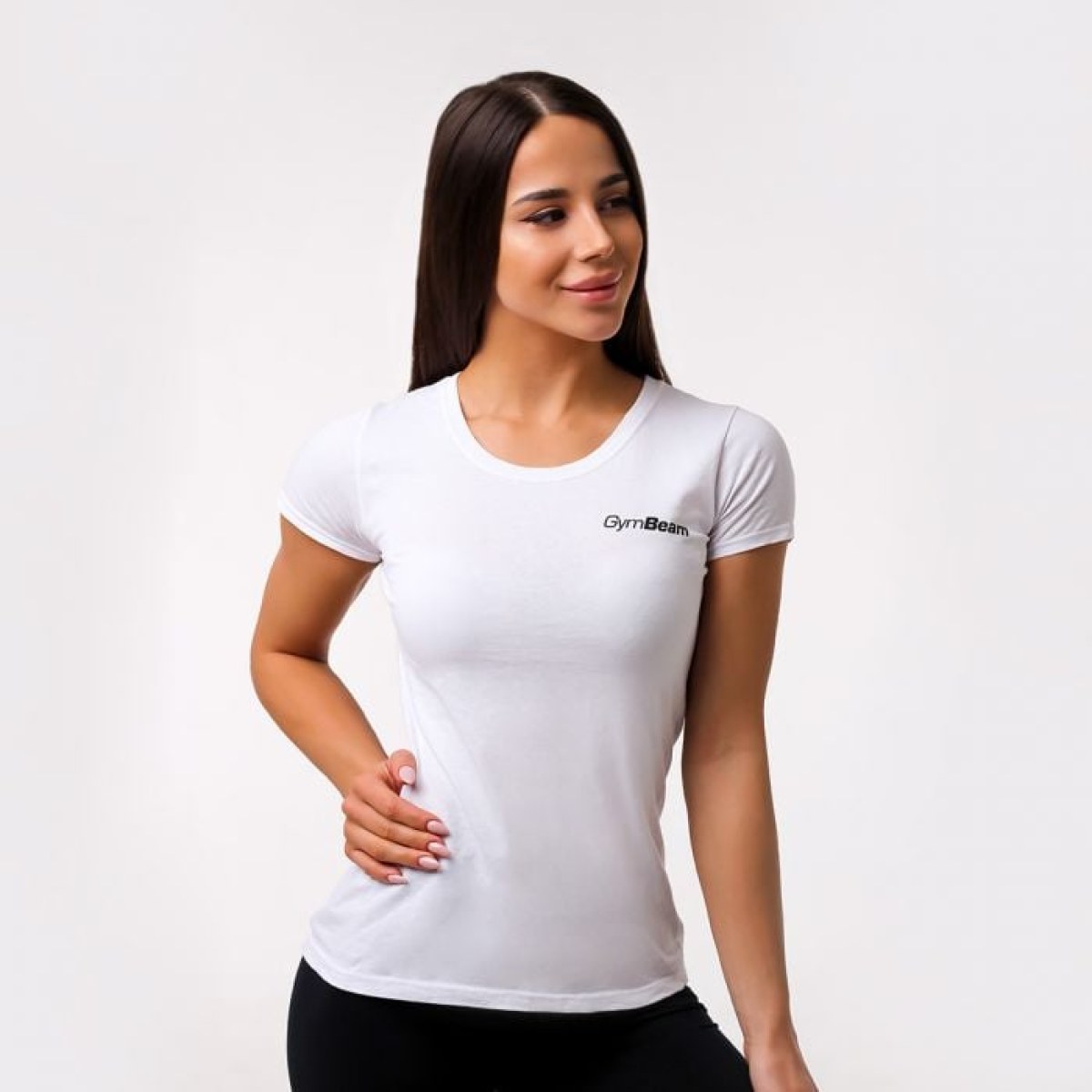 GymBeam Dámske tričko Basic White M · záber 1