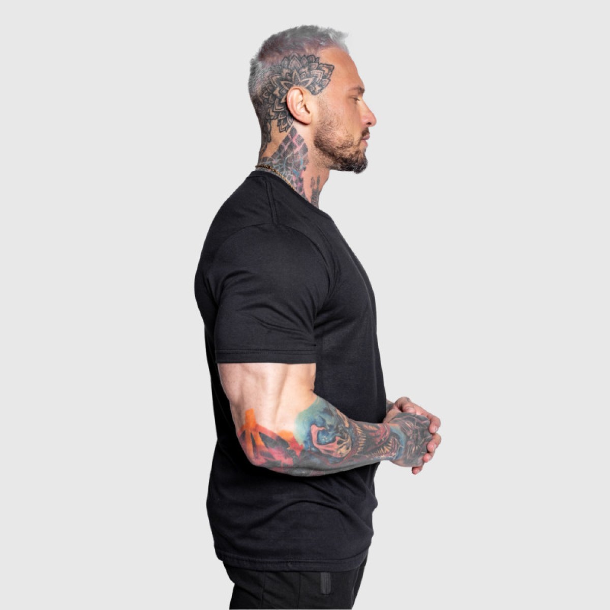 Pánske športové tričko Iron Aesthetics Quick, čierne · záber 4