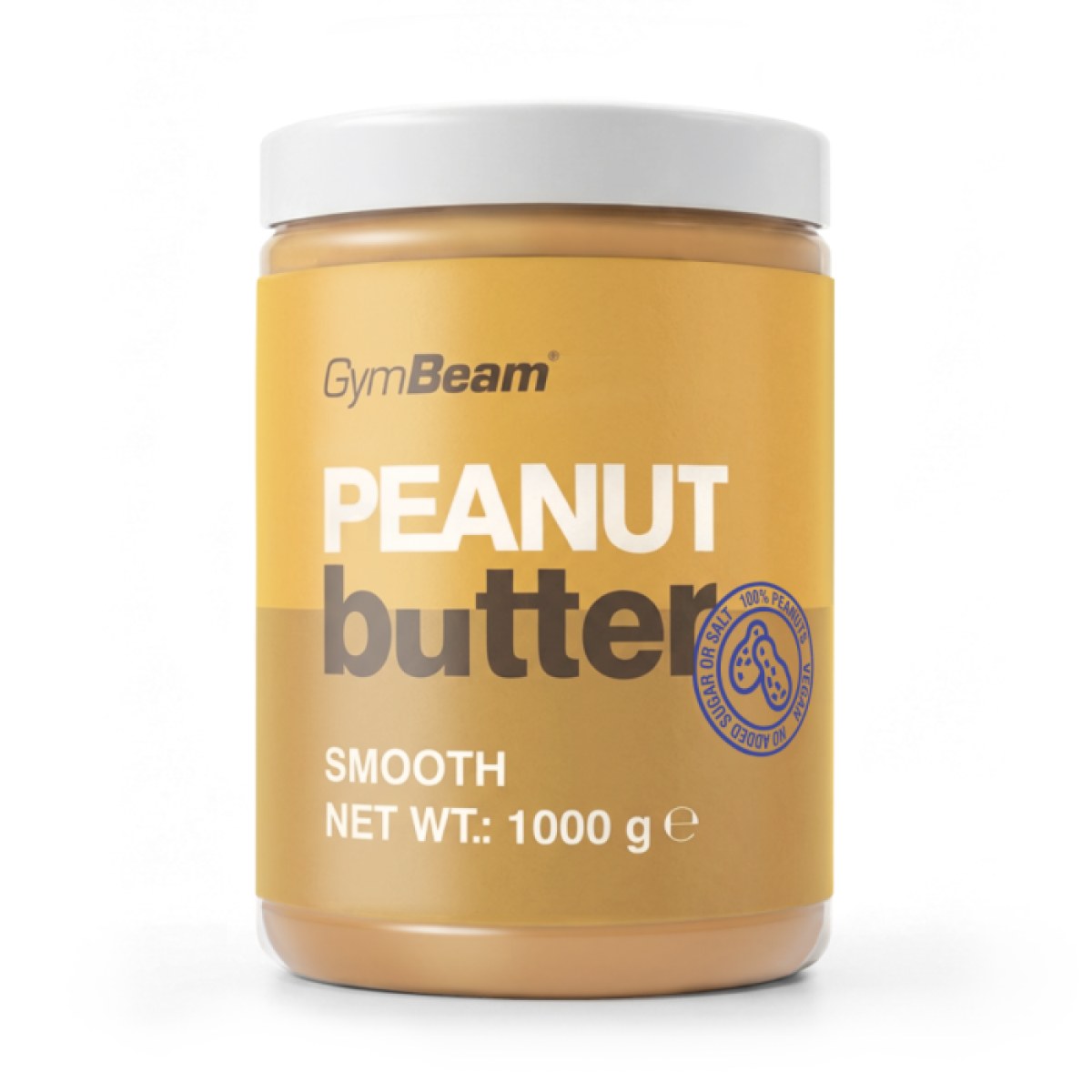 GymBeam Arašidové maslo jemný - Príchuť: Jemný | Hmotnosť: 1 kg | Balenie: 4 · záber 1